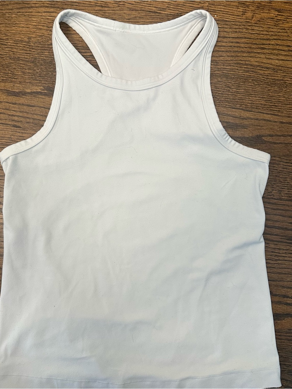 lululemon athletica White Racerback Performance Tank